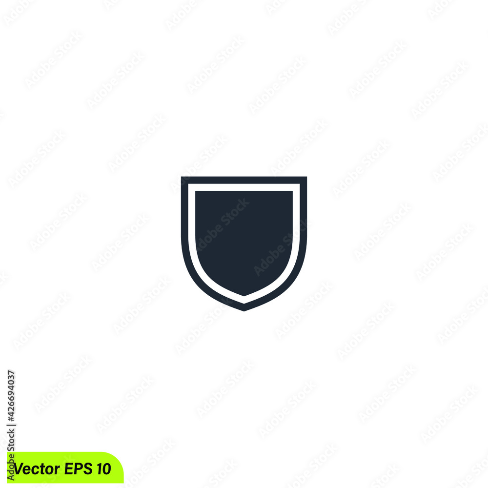 shield icon protection symbol logo template shield icon protection symbol logo template