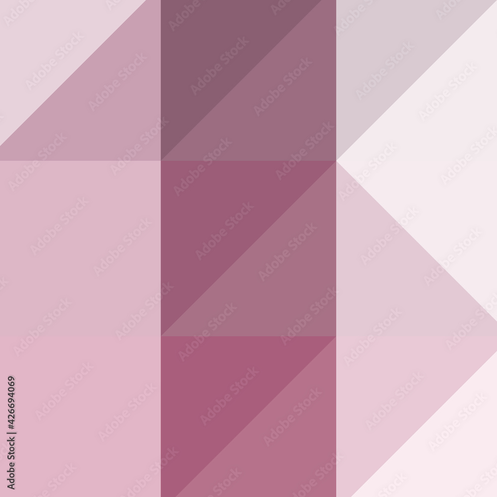 Obraz premium Abstract color Low-Polygones Generative Art background illustration
