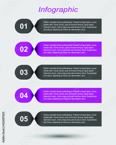 Infographics banners for web layout.