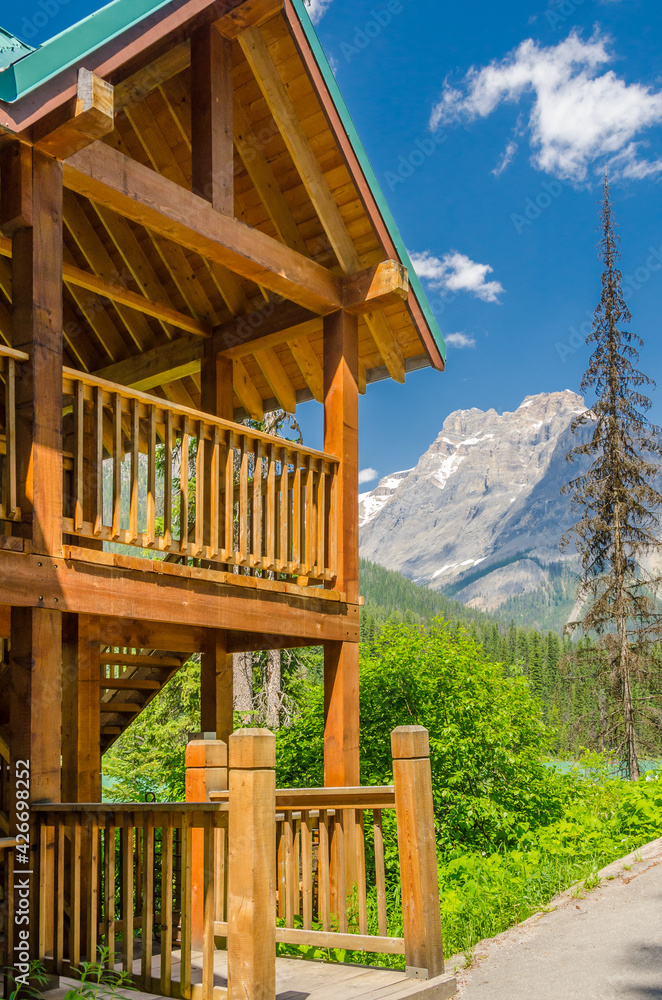 Obraz premium Luxury house at sunny day in Vancouver, Canada.