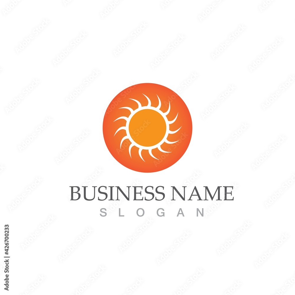 Sun Vector illustration Icon Sun Vector illustration Icon