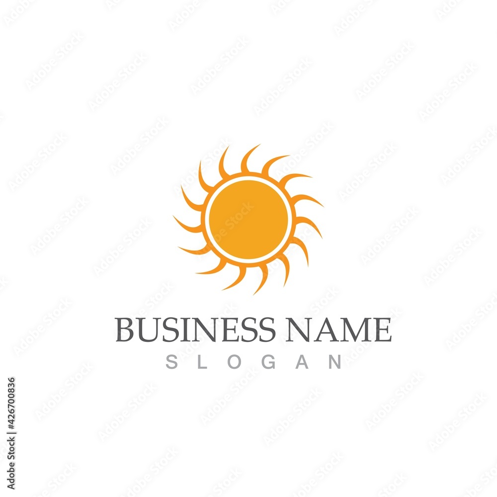 Fototapeta premium Sun Vector illustration Icon