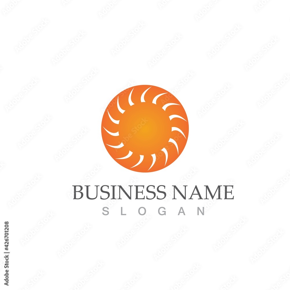 Sun Vector illustration Icon Sun Vector illustration Icon