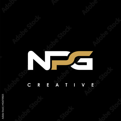 NPG Letter Initial Logo Design Template Vector Illustration