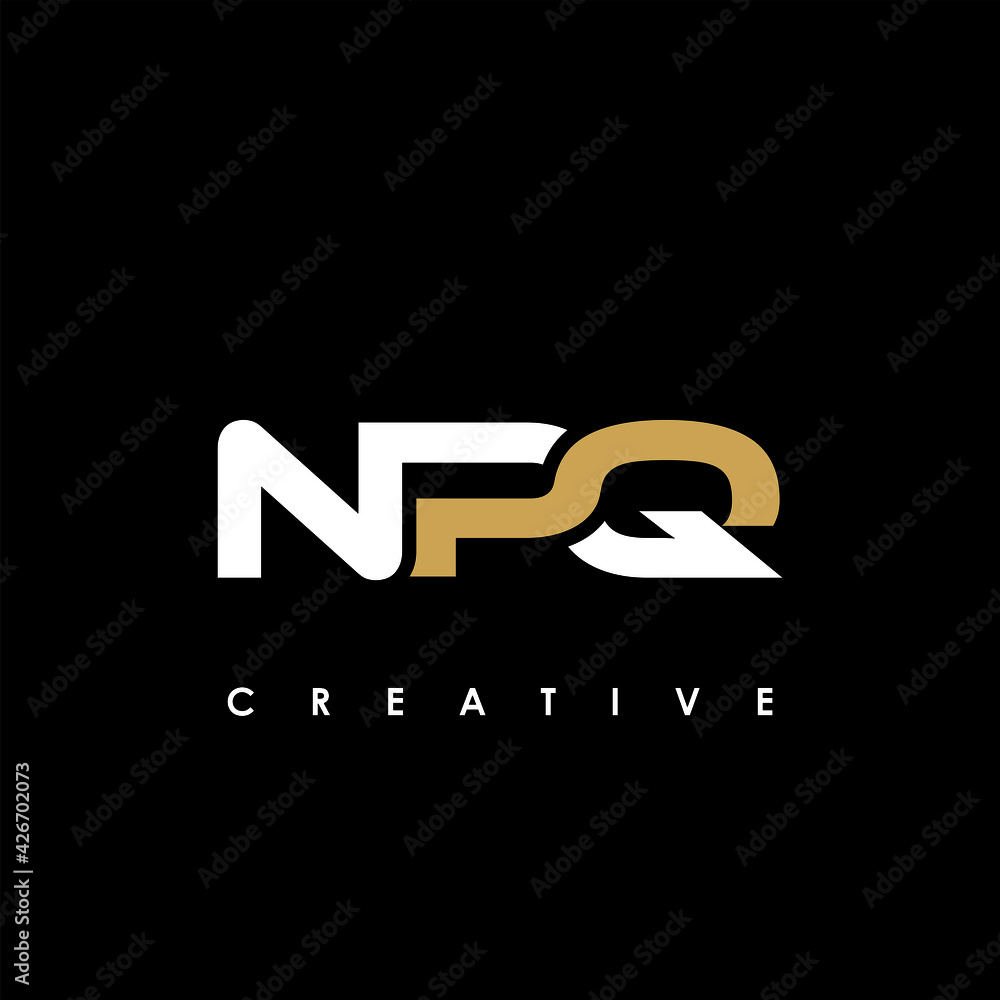 NPQ Letter Initial Logo Design Template Vector Illustration