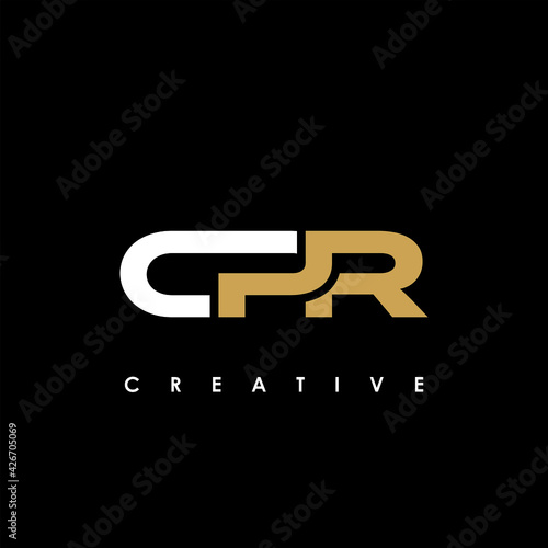 CPR Letter Initial Logo Design Template Vector Illustration