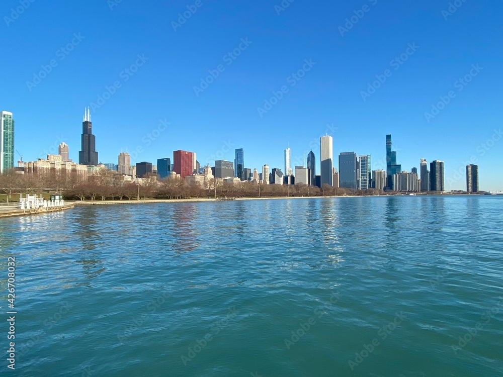 Windy City Chicago beautiful skyline Windy City Chicago beautiful skyline