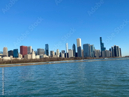 Chicago the beautiful skyline