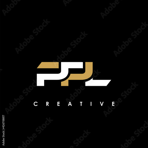 PPL Letter Initial Logo Design Template Vector Illustration