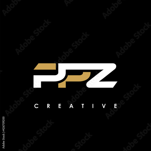 PPZ Letter Initial Logo Design Template Vector Illustration