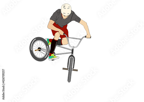 BMX Biker, Aktion, bmx rider