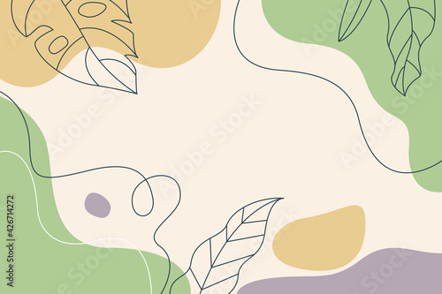 Rustic background with flowers