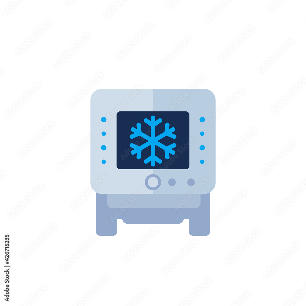 industrial fridge, freezer icon industrial fridge, freezer icon