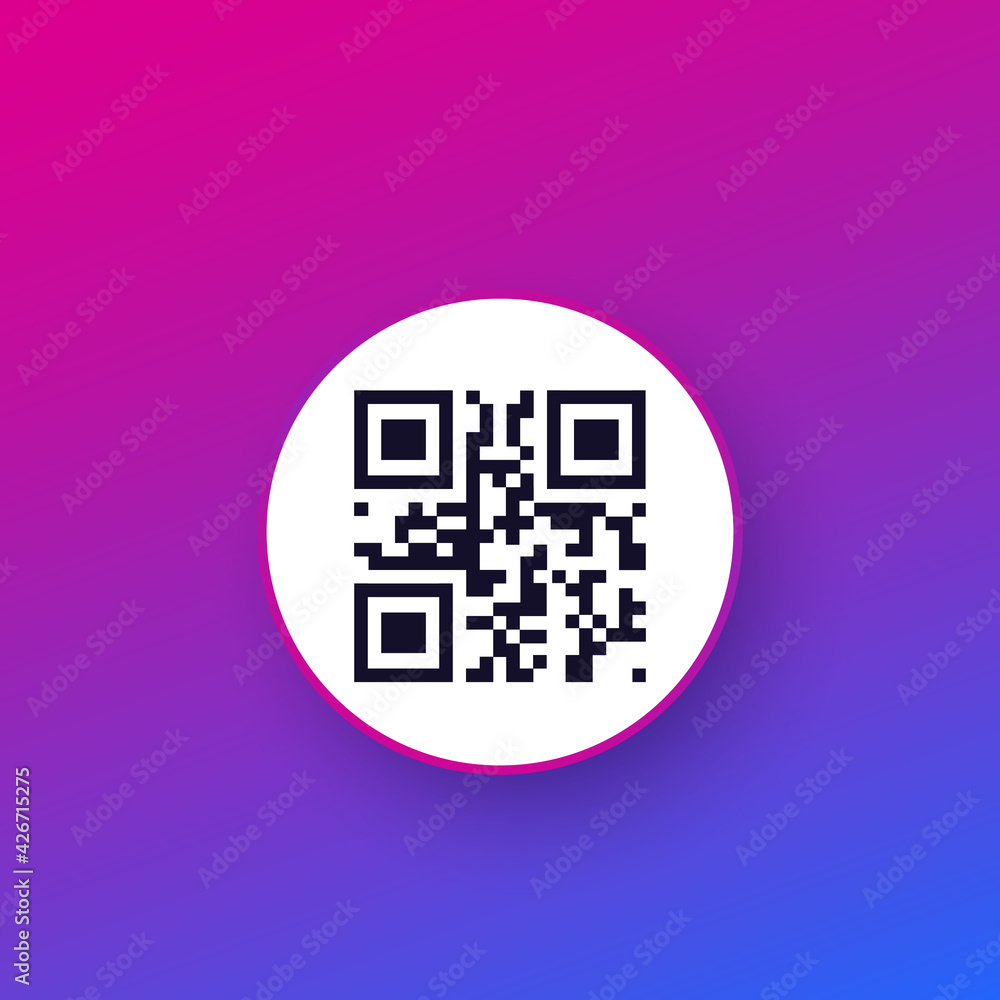QR code vector icon QR code vector icon