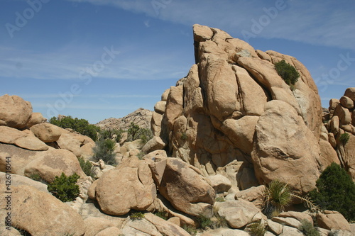 Intersting Rock Formations in Joshua Tree National Park, California