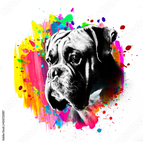 english bulldog portrait