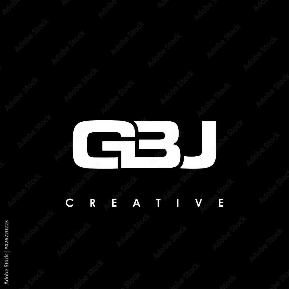GBJ Letter Initial Logo Design Template Vector Illustration GBJ Letter Initial Logo Design Template Vector Illustration