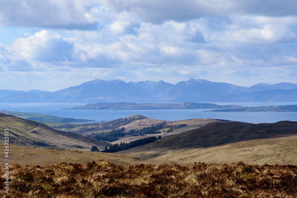 Isle of Arran from Creuch HIll Isle of Arran from Creuch HIll