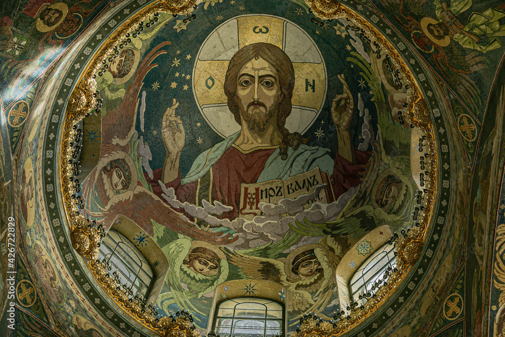 Obraz premium Cathedral of the Resurrection of Christ on Blood in St. Petersburg