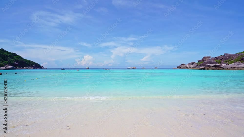 Beautiful tropical sea Amazing ocean sea at Similan Islands No.8 Similan Islands Beautiful island in Phang Nga, Thailand Nature and travel concept Beautiful tropical sea Amazing ocean sea at Similan Islands No.8 Similan Islands Beautiful island in Phang Nga, Thailand Nature and travel concept