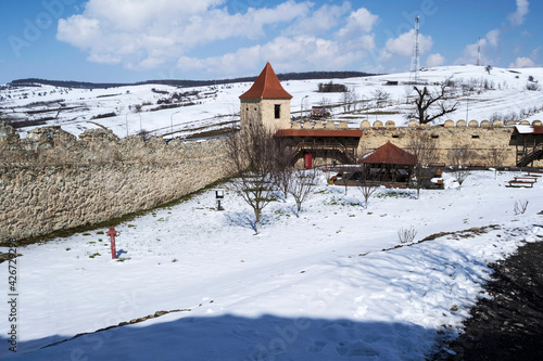 Rupea Citadel, one of the oldest archaeological sites in Romania. photo