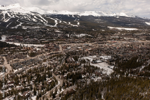 Breckenridge from above on the pass 
