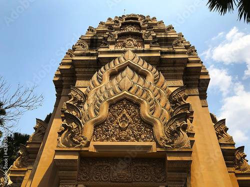 City Pillar Shrine, built as an ancient Khmer-shaped stone castle