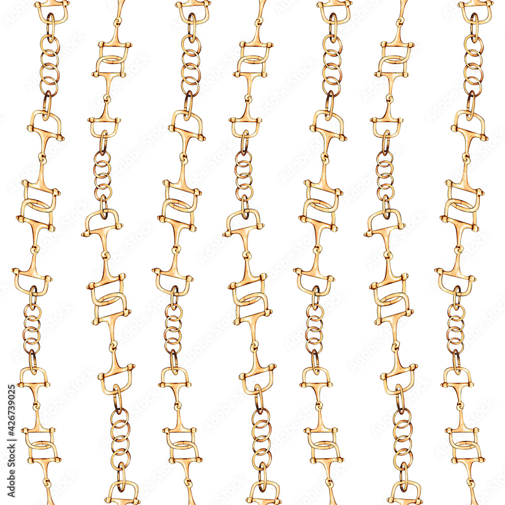 Seamless chain pattern, fabric print. Seamless chain pattern, fabric print.