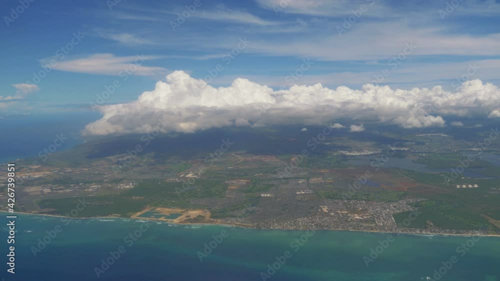 Aerial shot of Oahu Hawaii in 4k slow motion 60fps Aerial shot of Oahu Hawaii in 4k slow motion 60fps