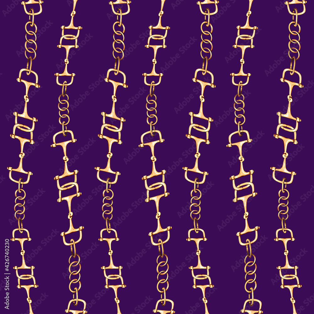 Seamless chain pattern, fabric print. Seamless chain pattern, fabric print.