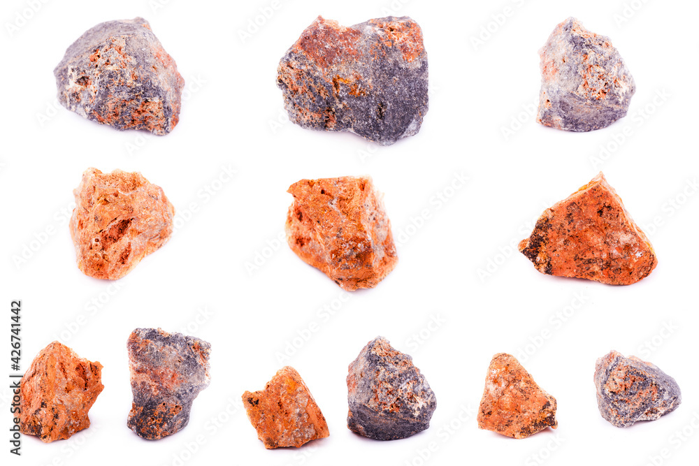 Collection of stone mineral sphalerite Collection of stone mineral sphalerite
