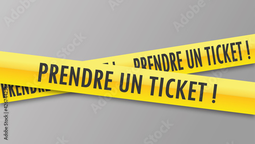 Logo prendre un ticket.
