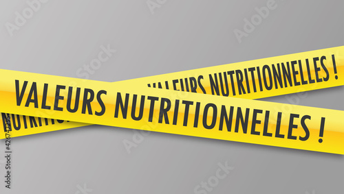 Logo valeurs nutritionnelles.