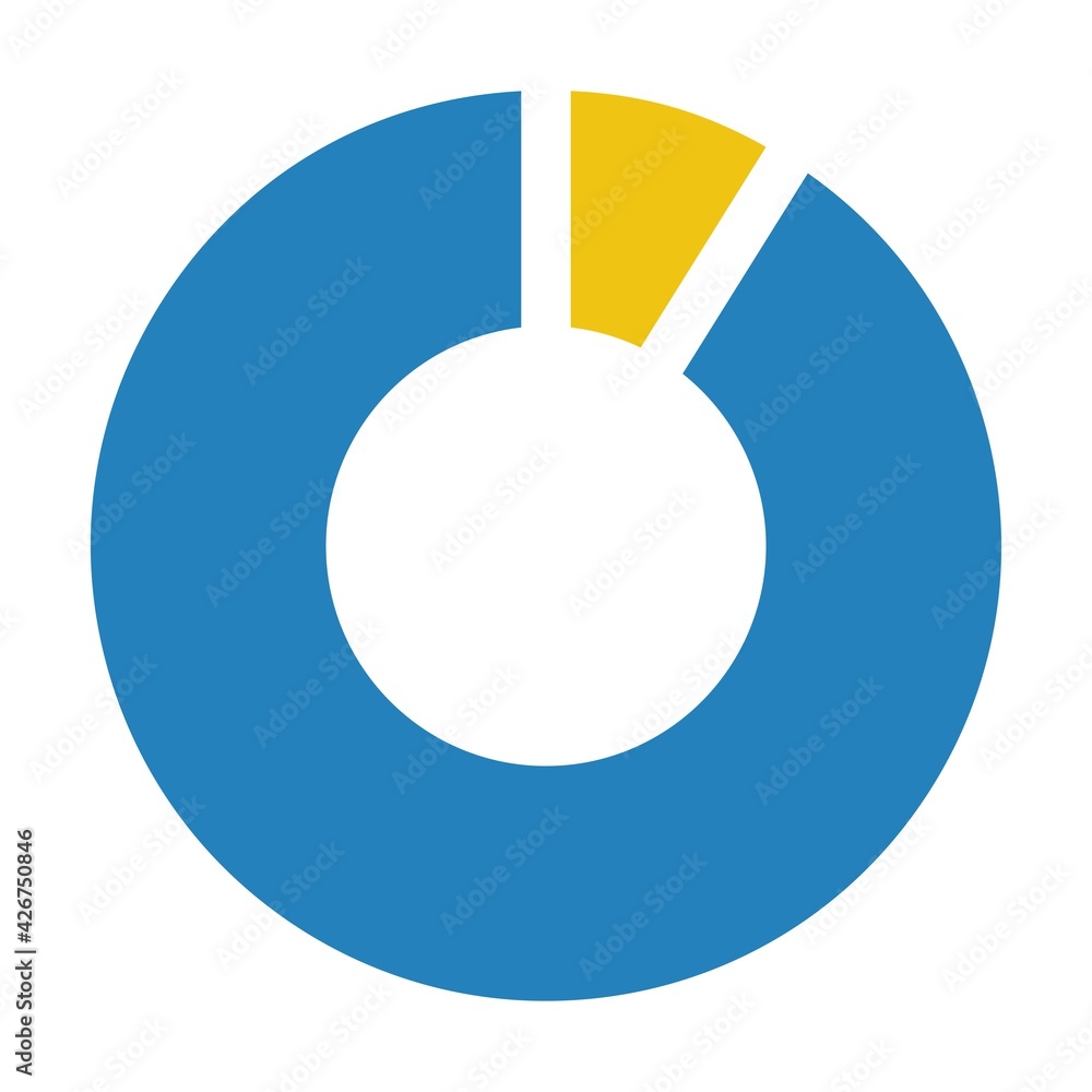 Pie chart icon vector graph diagram symbol for big data analytics reports and statistics information in a flat color illustration Pie chart icon vector graph diagram symbol for big data analytics reports and statistics information in a flat color illustration