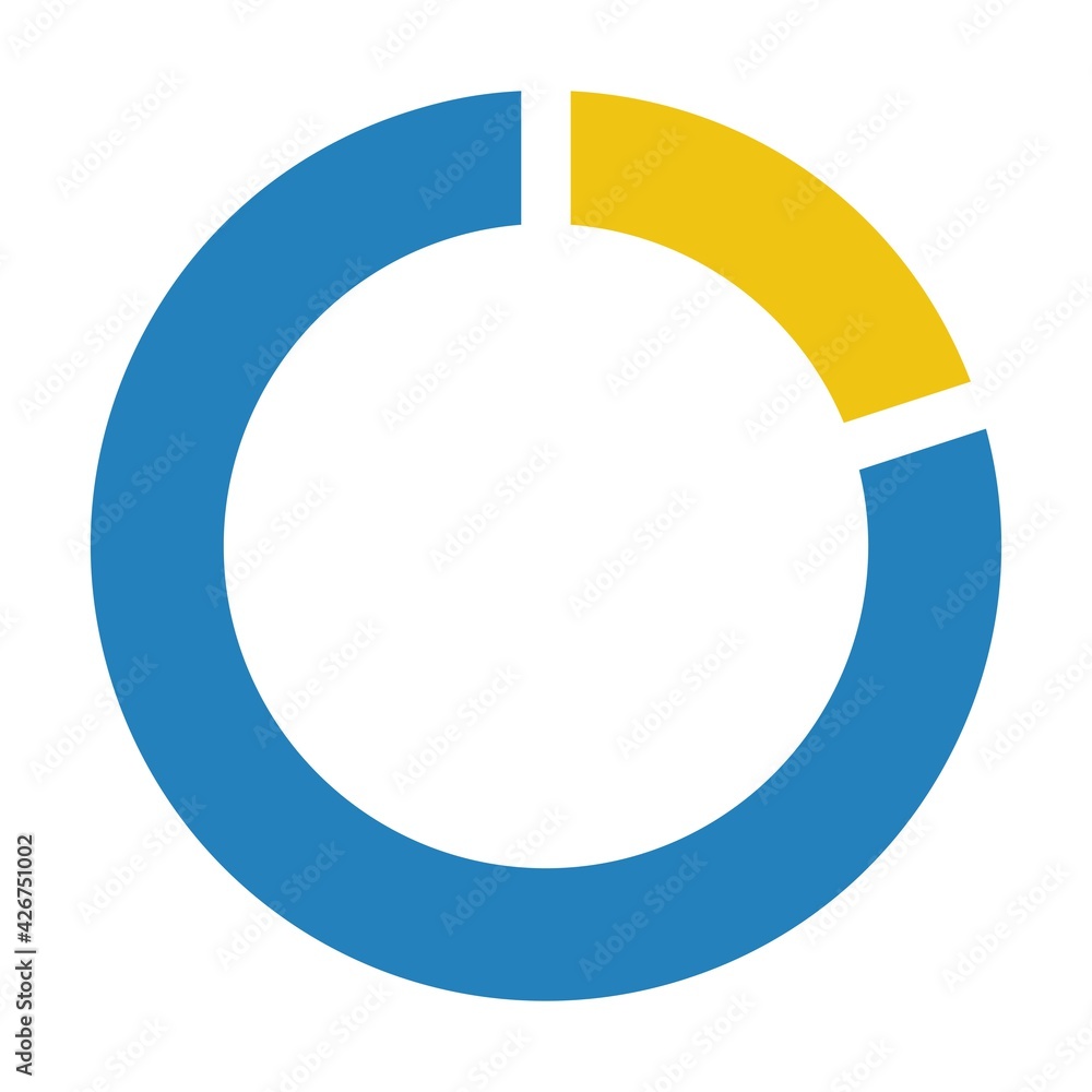 Pie chart icon vector graph diagram symbol for big data analytics reports and statistics information in a flat color illustration Pie chart icon vector graph diagram symbol for big data analytics reports and statistics information in a flat color illustration