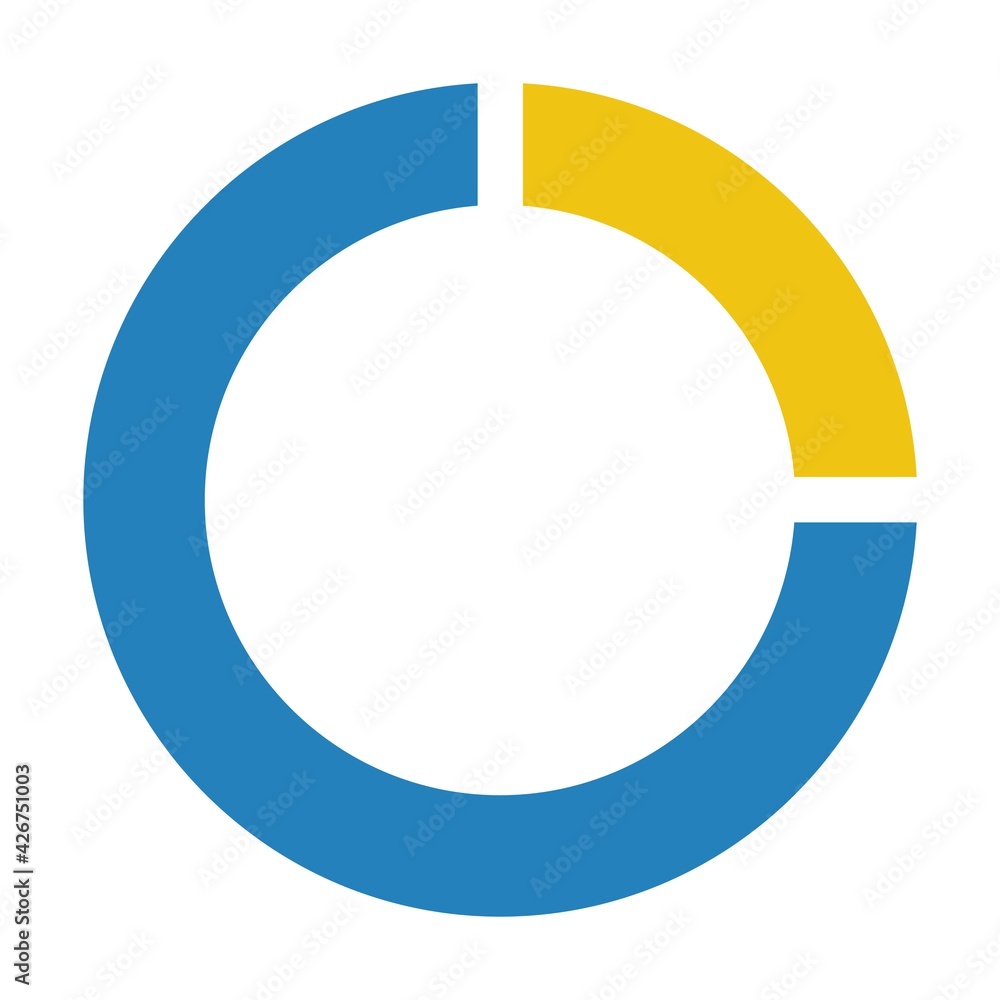 Pie chart icon vector graph diagram symbol for big data analytics reports and statistics information in a flat color illustration Pie chart icon vector graph diagram symbol for big data analytics reports and statistics information in a flat color illustration