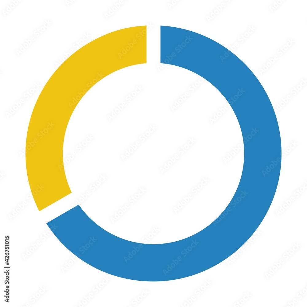 Pie chart icon vector graph diagram symbol for big data analytics reports and statistics information in a flat color illustration Pie chart icon vector graph diagram symbol for big data analytics reports and statistics information in a flat color illustration