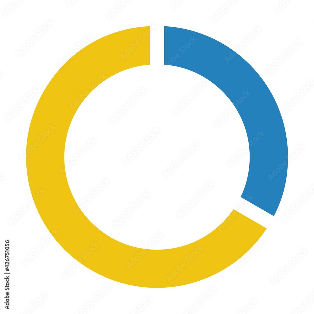 Pie chart icon vector graph diagram symbol for big data analytics reports and statistics information in a flat color illustration Pie chart icon vector graph diagram symbol for big data analytics reports and statistics information in a flat color illustration