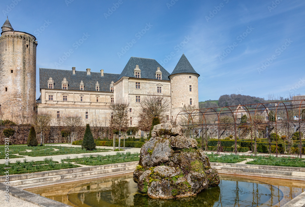 Château de Bournazel dans le département de l'Aveyron en Occitanie - Rouergue - France