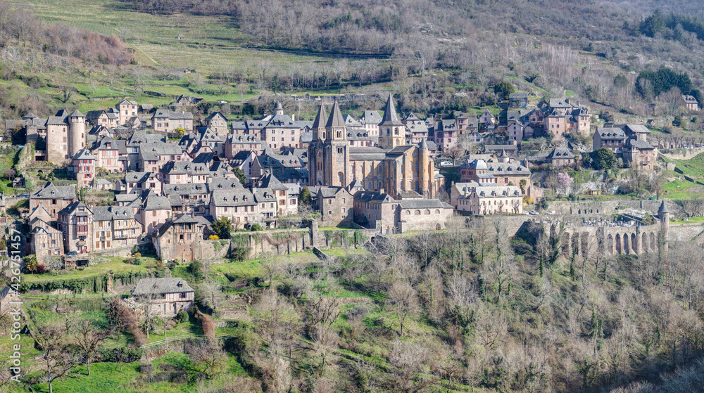 Conques-en-Rouergue - Aveyron en Occitanie - France