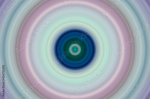 Circle colors of green  blue  purple in a defocused blur motion abstract background texture