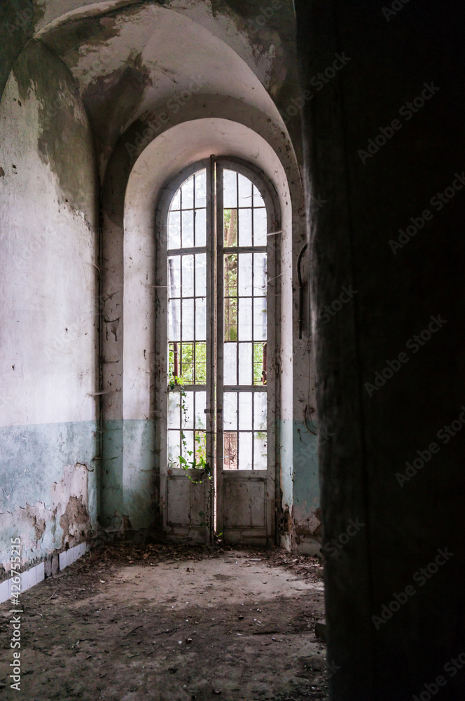 Abandoned psychiatric hospital
