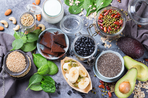 Food rich in magnesium  healthy eating and dieting