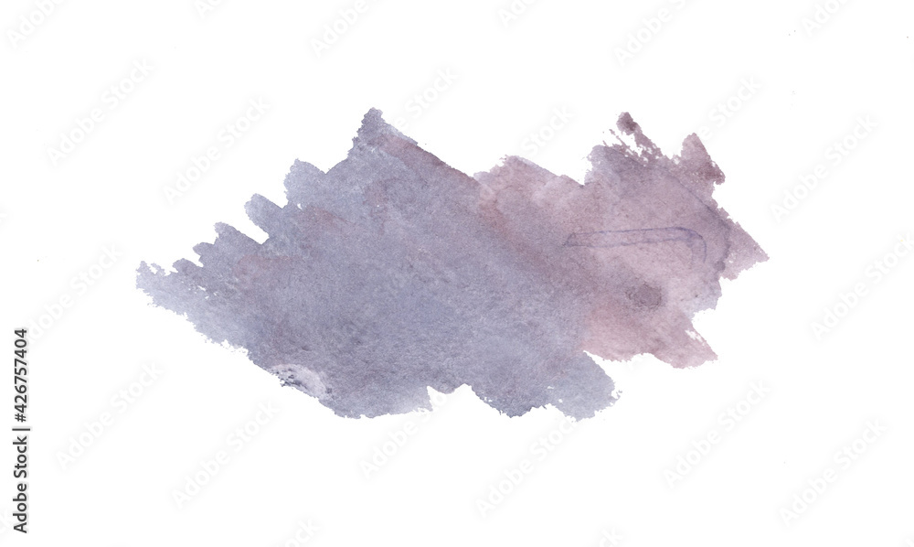 Obraz premium Hand drawn watercolor stain background