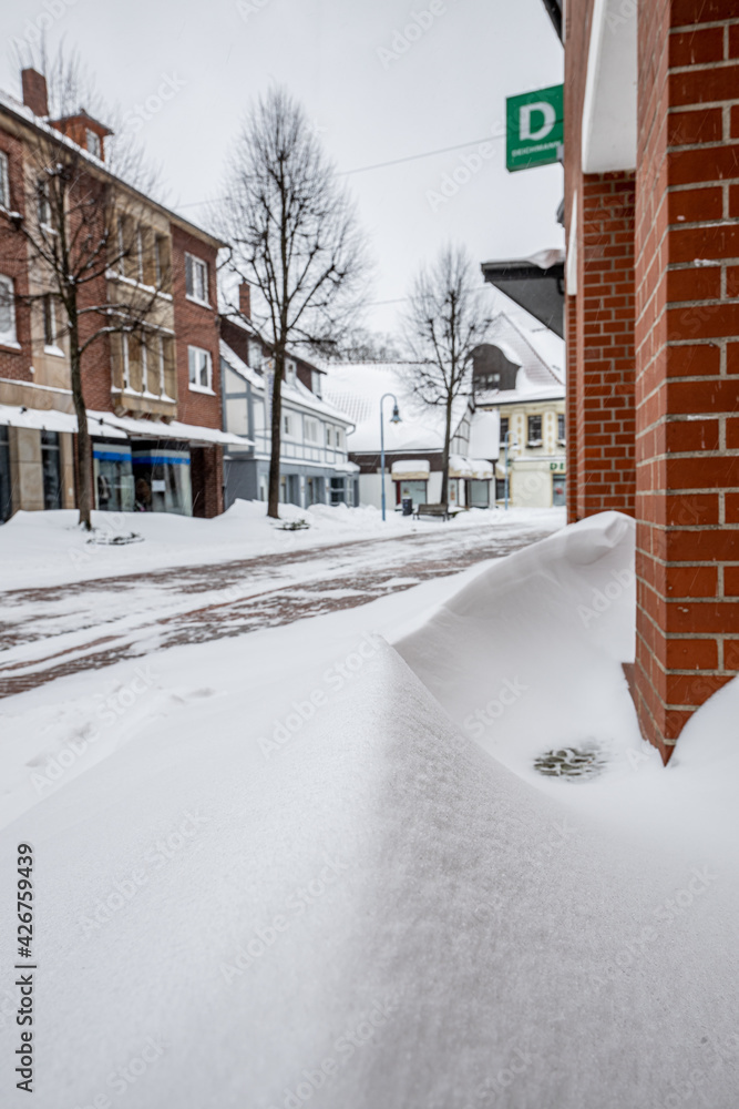 Fototapeta premium Bramsche im tiefen Winter