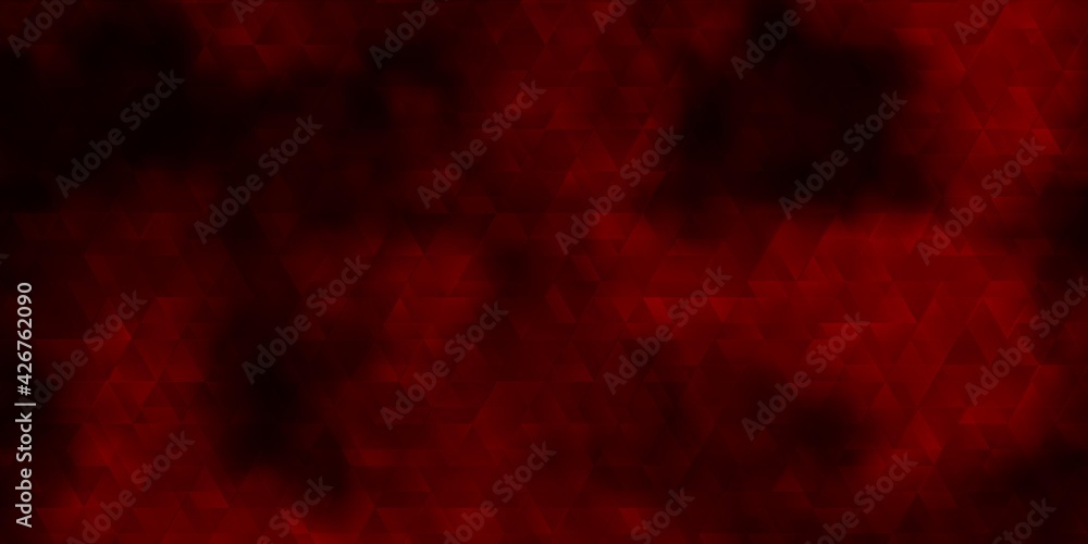 Dark Red vector backdrop with lines, triangles. Dark Red vector backdrop with lines, triangles.