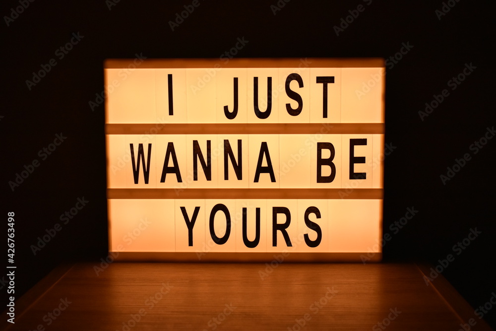 Obraz premium cardboard box with words