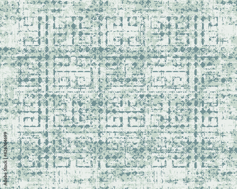  modern distressed tartan on natural fabric textile textures background with vintage /grid seamless textured design. vector 