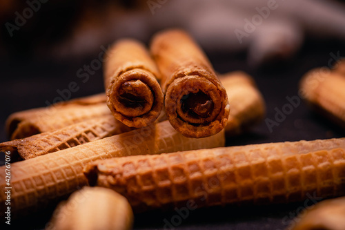 Cubanito sweet milk typical and traditional Argentine food photo