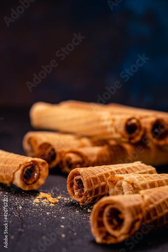 Cubanito sweet milk typical and traditional Argentine food photo